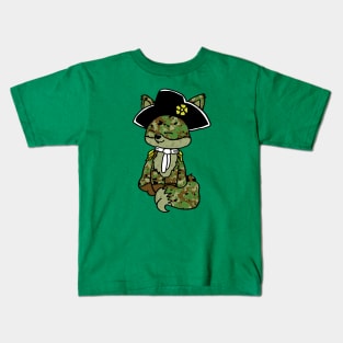 Camo Swamp Fox Kids T-Shirt